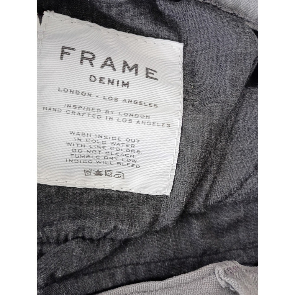 FRAME Le Skinny De Jeanne Gray Jeans Size 27;‎ RET $238 - Picture 8 of 10